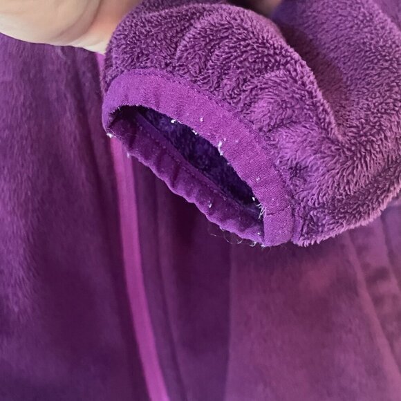 Columbia girls' fleece jacket full-zip purple medium 10-12 - Picture 4 of 10